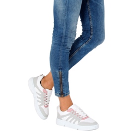 Bianco e grigio BL150P Scarpe sportive grigie 1