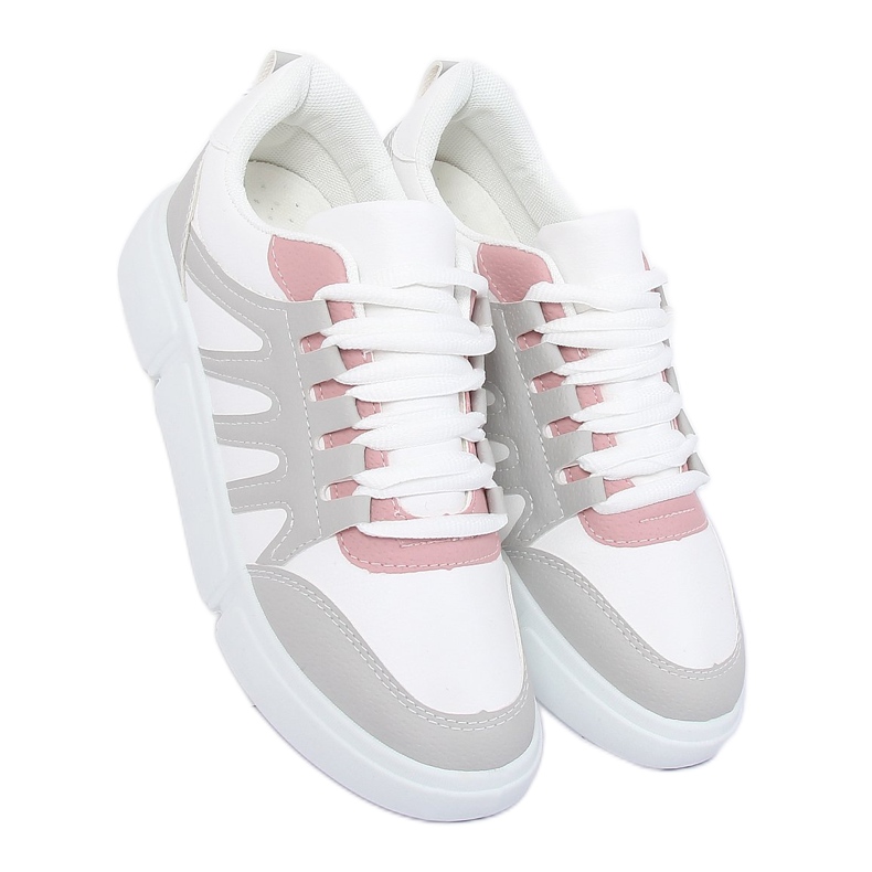 Bianco e grigio BL150P Scarpe sportive grigie bianca 2