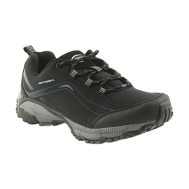 American Club Scarpe sportive da donna legate americane softhell impermeabili WT06/19 nero 2