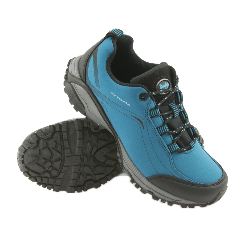 American Club Scarpe sportive femminili americane legate softhell withell wt06/19 blu 3