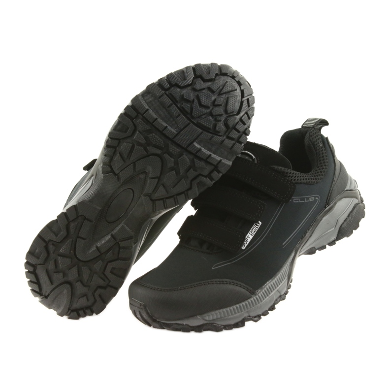American Club Scarpe sportive da donna ADI con velcro americano soft-shell impermeabile WT08/19 nero 5