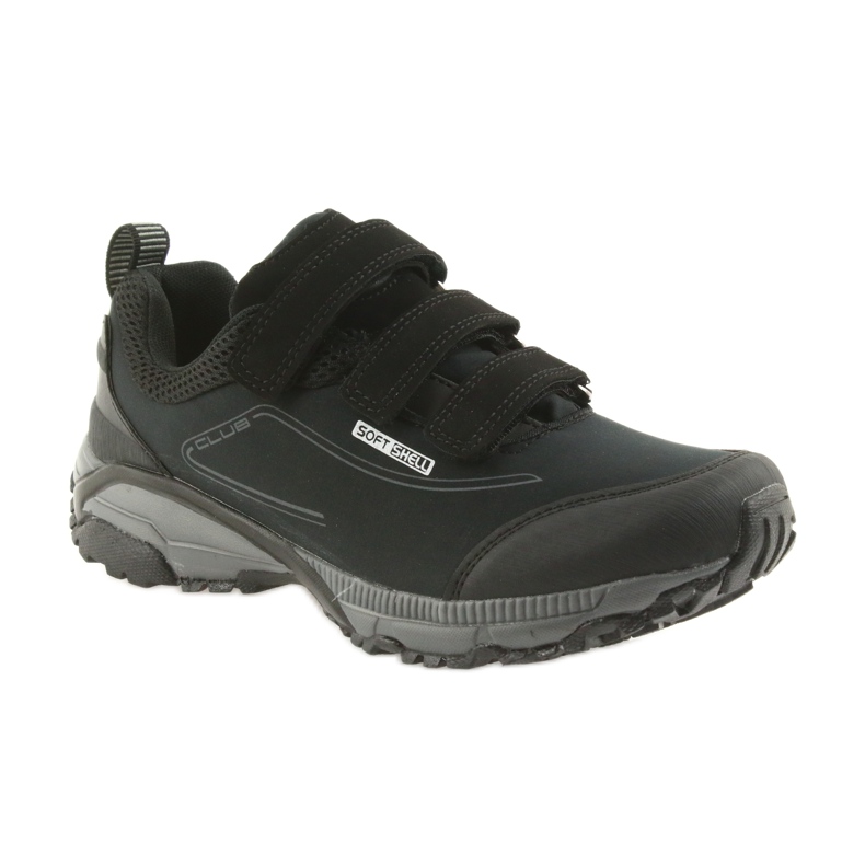 American Club Scarpe sportive da donna ADI con velcro americano soft-shell impermeabile WT08/19 nero 1