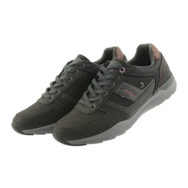 American Club Scarpe sportive leggere da uomo americane RH01/19 nere nero marrone grigio 3