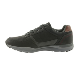 American Club Scarpe sportive leggere da uomo americane RH01/19 nere nero marrone grigio 2