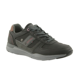 American Club Scarpe sportive leggere da uomo americane RH01/19 nere nero marrone grigio 1