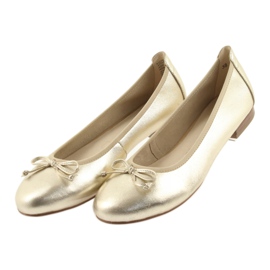 Ballerine Caprice scarpe dorate da donna 22102 d'oro 4