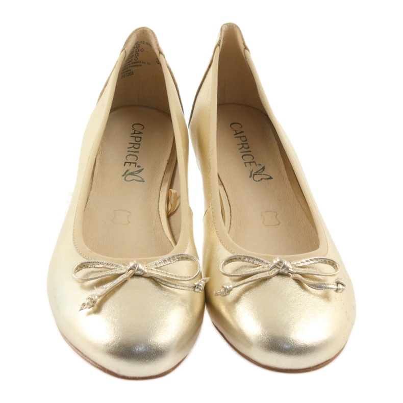 Ballerine Caprice scarpe dorate da donna 22102 d'oro 3