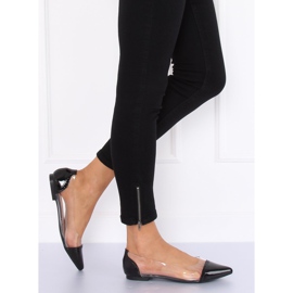 Ballerine nere trasparenti N18-292 Black nero 1