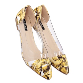 Ballerine gialle trasparenti 333-60 Giallo 2