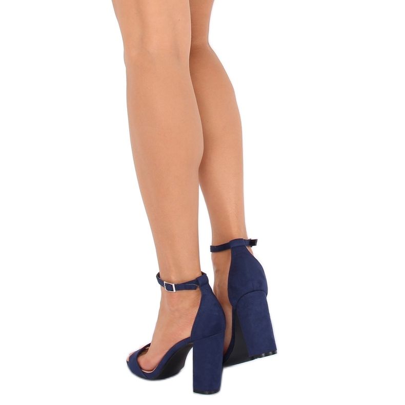 Sandali sul palo blu navy Y2385-27 Navy 2