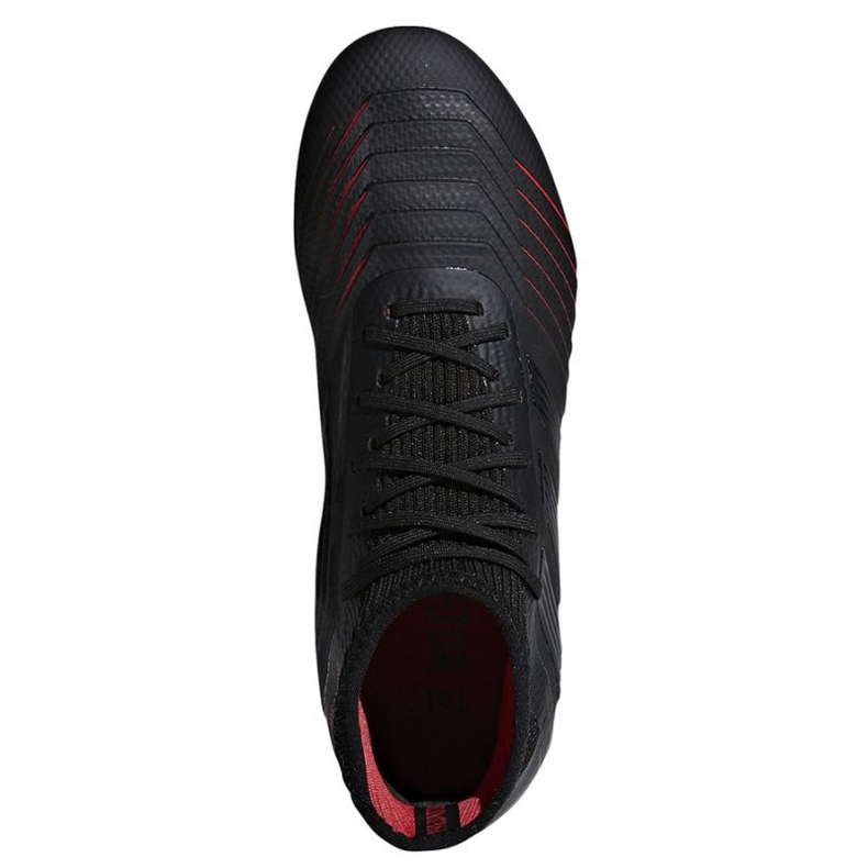 Scarpe da calcio Adidas Predator 19.1 FG Jr D97997 nero 1