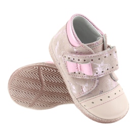 Stivaletti con velcro scarpe per bambini Ren But 1535 fenicotteri rosa 3