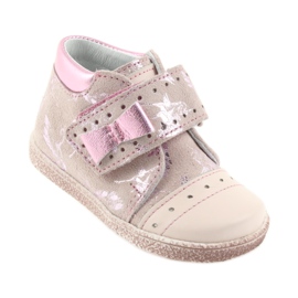 Stivaletti con velcro scarpe per bambini Ren But 1535 fenicotteri rosa 1