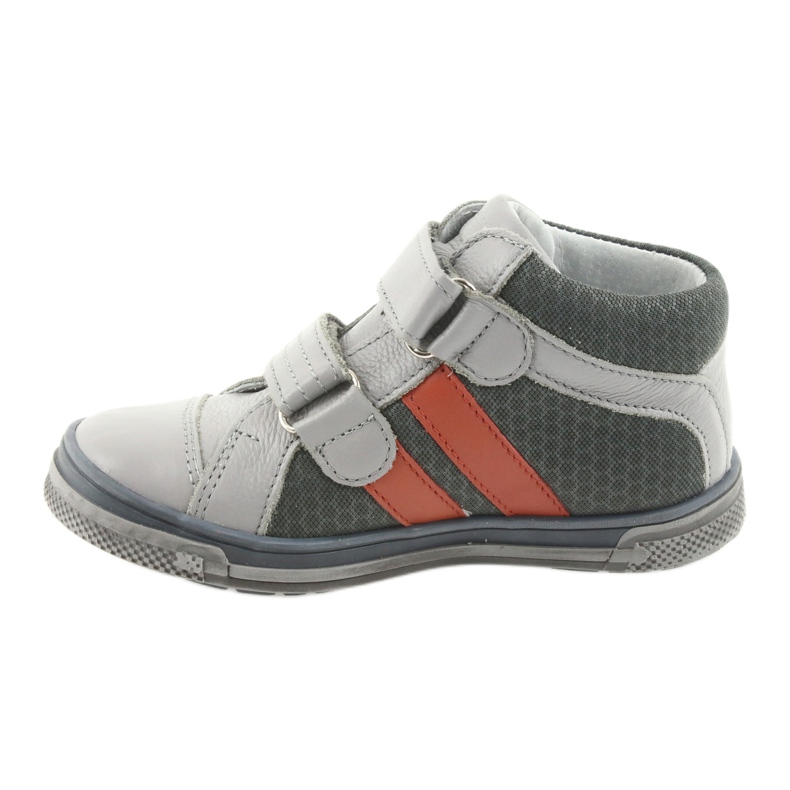 Stivaletti scarpe per bambini Velcro Ren But 3225 grigio / arancione multicolore blu navy 2