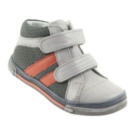 Stivaletti scarpe per bambini Velcro Ren But 3225 grigio / arancione multicolore blu navy 1