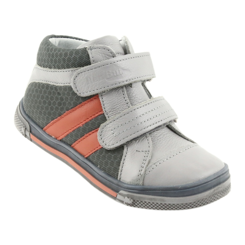 Stivaletti scarpe per bambini Velcro Ren But 3225 grigio / arancione multicolore blu navy 1