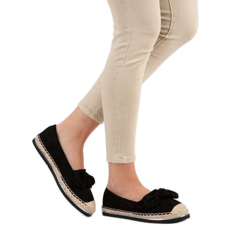 Comer Espadrillas Con Fiocco nero 2