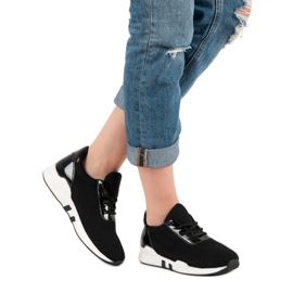 Scarpe sportive alla moda nero 2