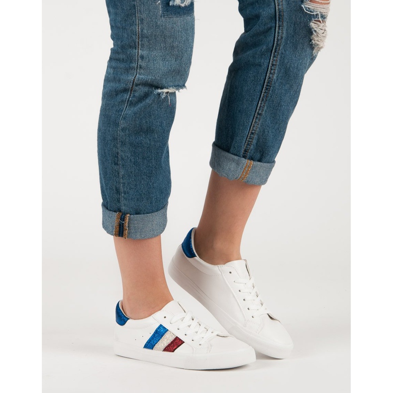 Comer Sneakers bianche con lacci bianco 1
