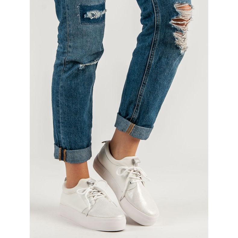 Sneakers slip-on bianco 1