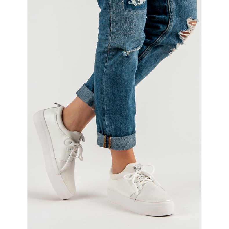 Sneakers slip-on bianca 2