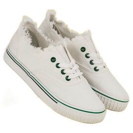 Sneakers in tessuto bianco bianca 2