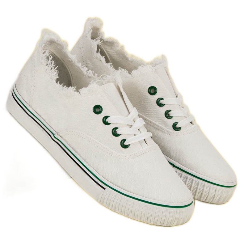 Sneakers in tessuto bianco 2