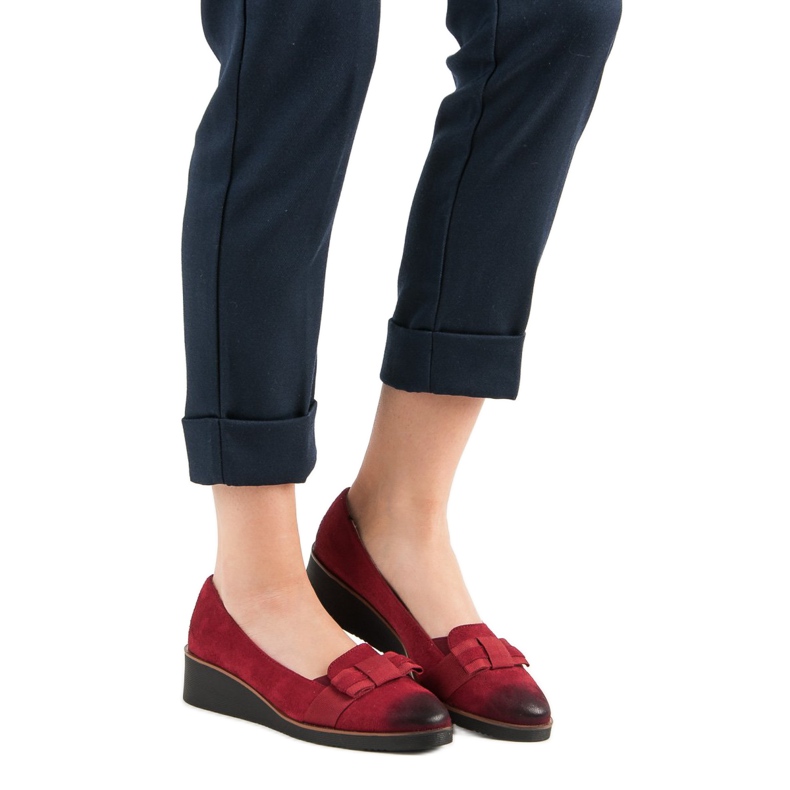 Décolleté Con Fiocco VINCEZA rosso 1