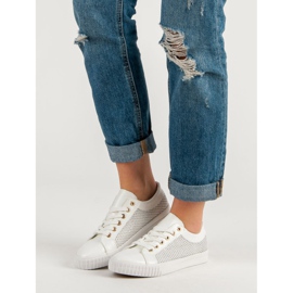 Sneakers Basse Con Rete bianco 2