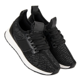 Scarpe sportive slip-on nero 1