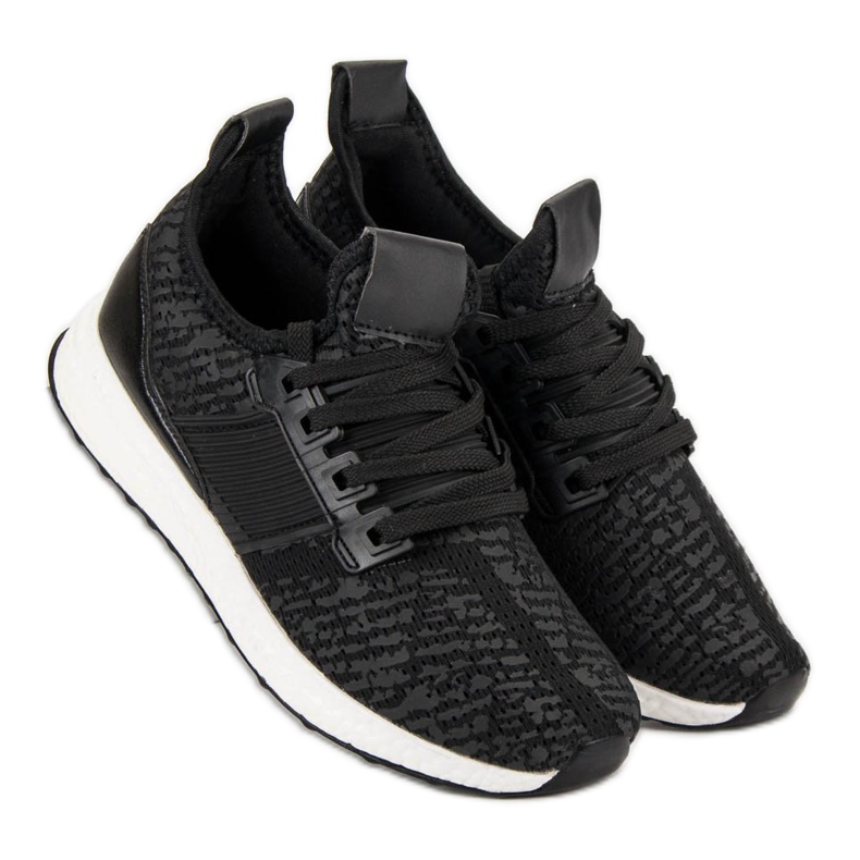 Scarpe sportive slip-on nero 1