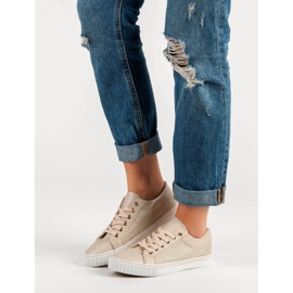 Sneakers Basse Con Rete marrone 2