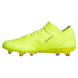 Scarpe da calcio Adidas Nemeziz 18.1 FG M BB9426 giallo 1