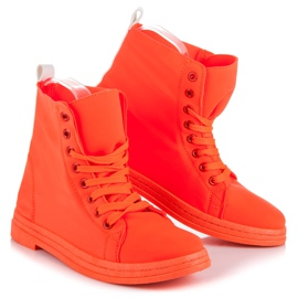 Small Swan Sneakers Arancione Fluo arancia 1