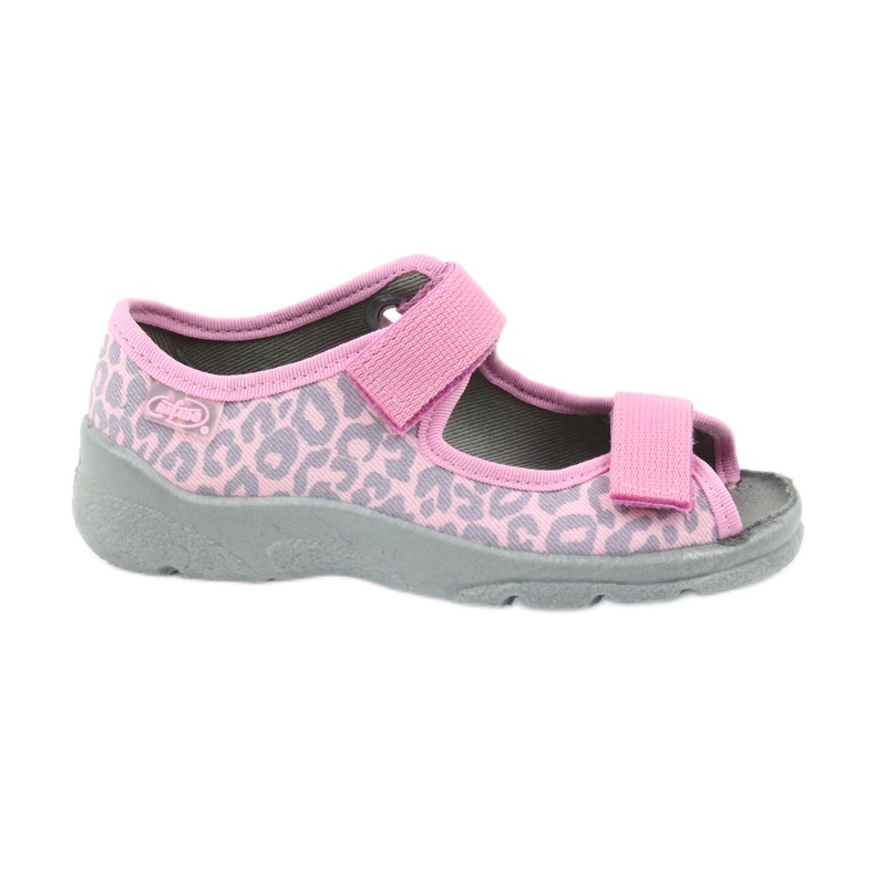 Scarpe per bambini Befado 969X092 rosa grigio 1