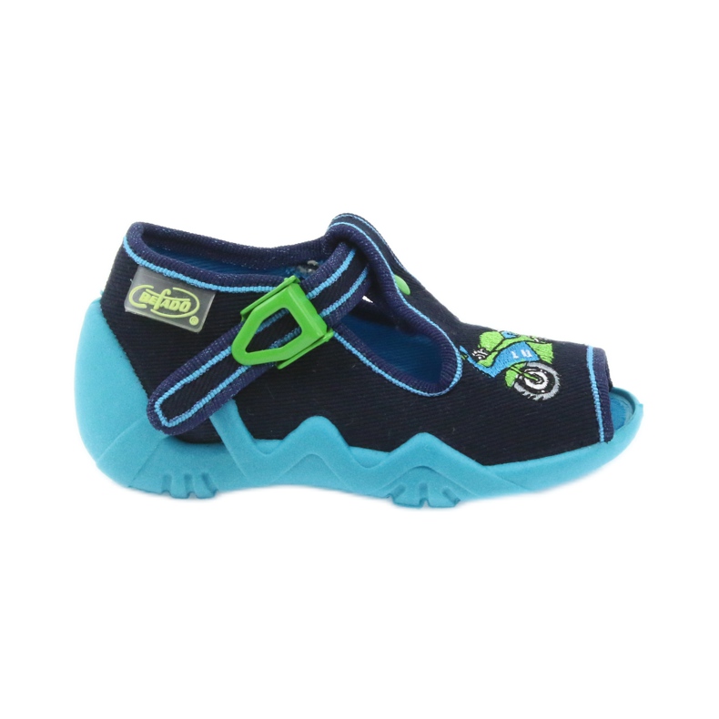 Scarpe per bambini Befado 217P095 verde blu navy 1