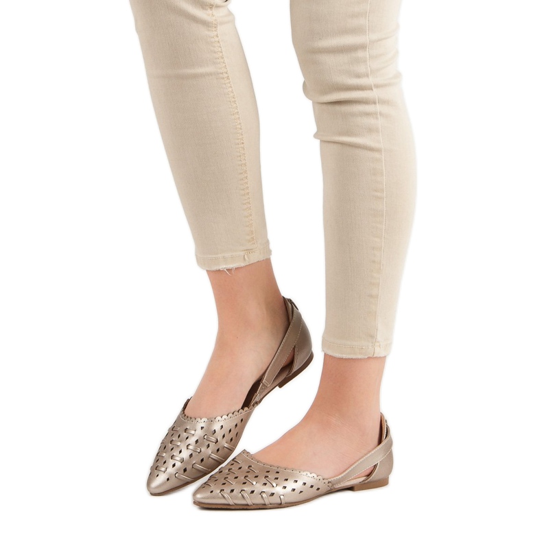 Eleganti ballerine VINCEZA giallo 2