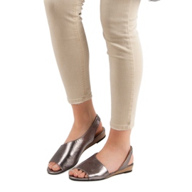 VINCEZA Slip On Sandali grigio 2