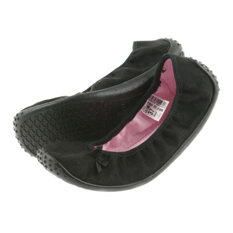 Scarpe da donna ballerina Befado 893Q093 nero 4