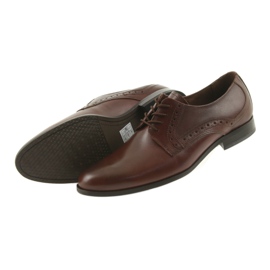 Tur Scarpe da uomo in pelle 388 marrone 5