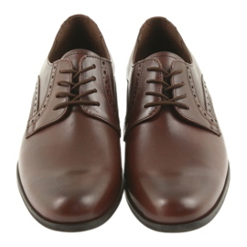 Tur Scarpe da uomo in pelle 388 marrone 3