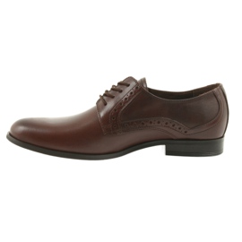 Tur Scarpe da uomo in pelle 388 marrone 2