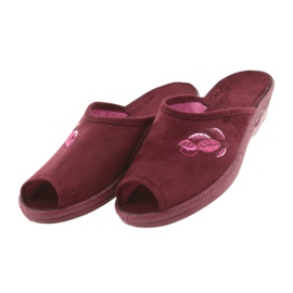 Pantofole Befado scarpe da donna pu 581D193 pantofole rosso 3