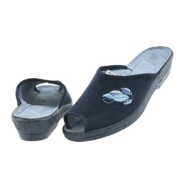 Pantofole Befado scarpe da donna pu 581D194 pantofole blu navy 4
