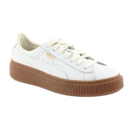Puma Scarpa da donna Basket Platform Core W 001 bianco 1