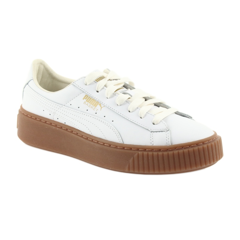 Puma Scarpa da donna Basket Platform Core W 001 bianco 1