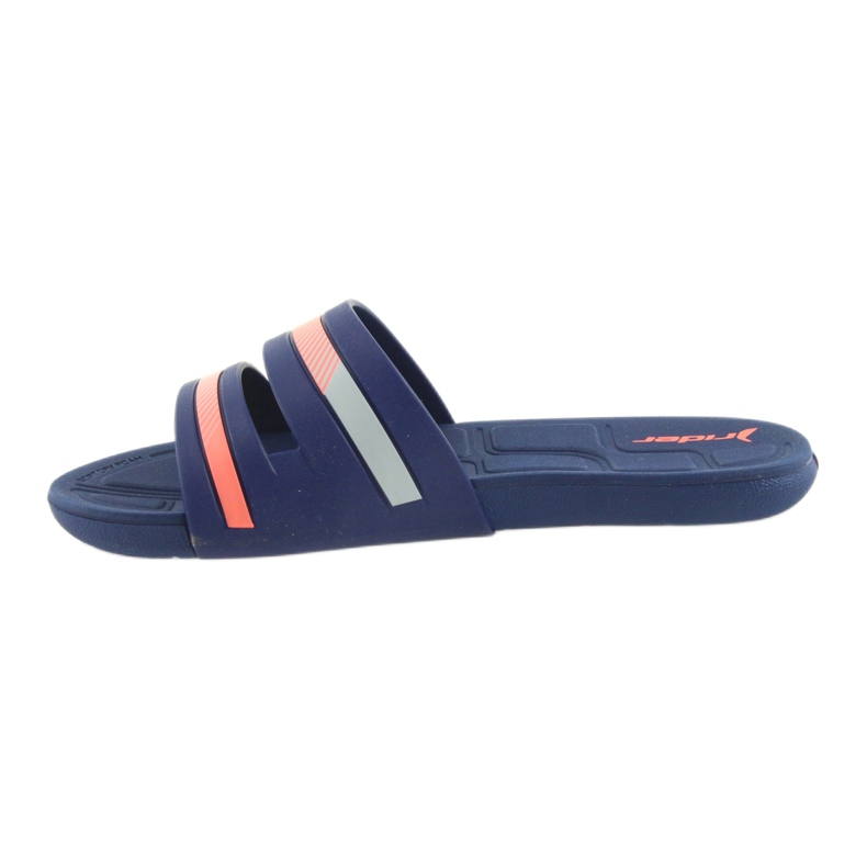 Ciabatte da piscina da donna Rider 82504 blu navy rosa 2