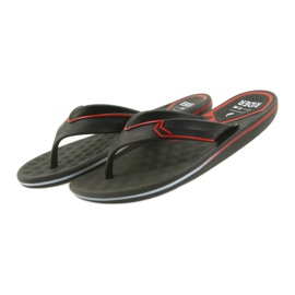 Rider 11315 infradito uomo gel nero rosso 3