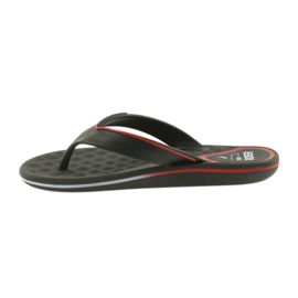Rider 11315 infradito uomo gel nero rosso 2