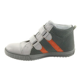 Ren But Reno scarpe ragazzi con velcro 4275 popiel/arancione grigio 2